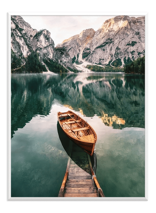 Lake Boat - Wallpicture