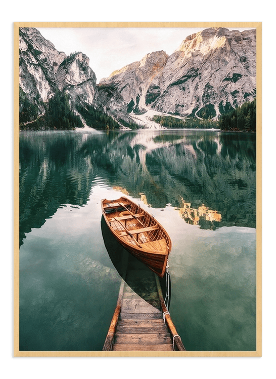 Lake Boat - Wallpicture