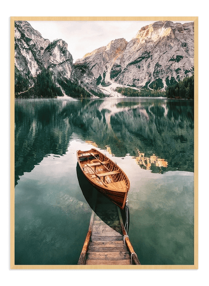 Lake Boat - Wallpicture