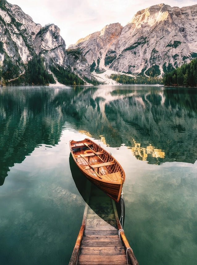 Lake Boat - Wallpicture