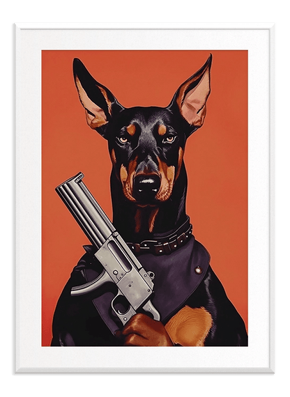 Loaded Dobermann - Wallpicture