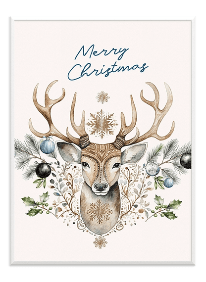 Merry Xmas Deer - Wallpicture