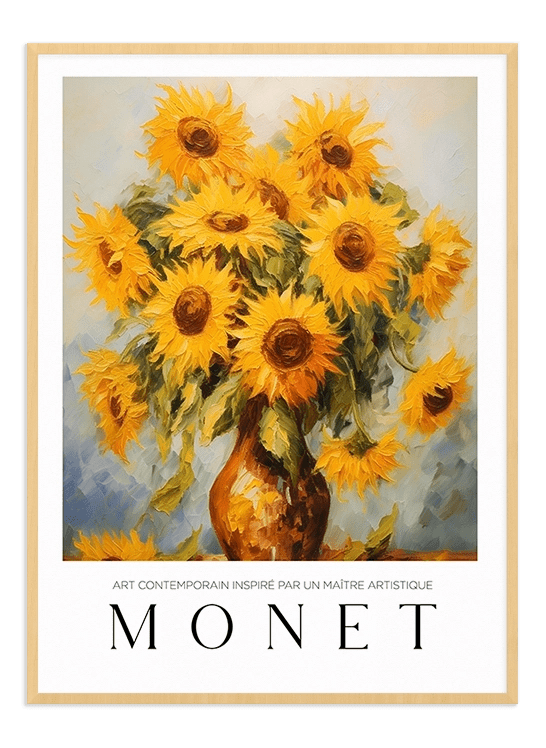 Monet - sunflowers - Wallpicture