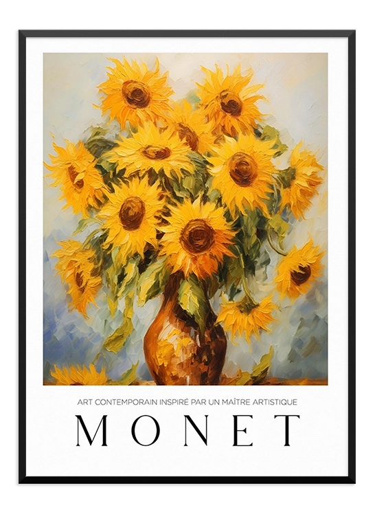 Monet - sunflowers Poster - Wallpicture