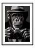 Monkey Photographer Poster - Wallpicture