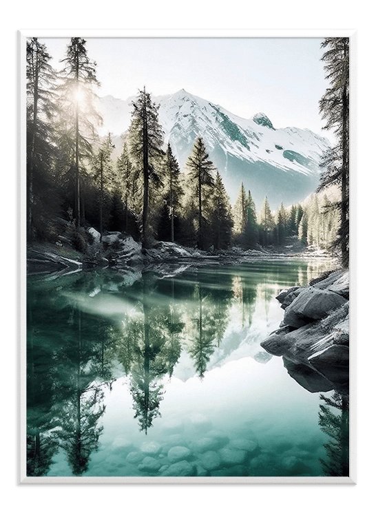 Morning Lake View - Wallpicture