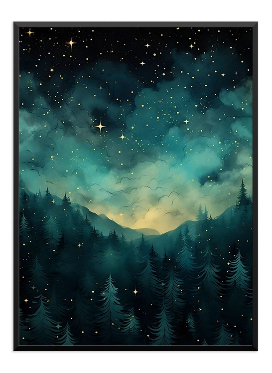 Night Sky Poster - Wallpicture