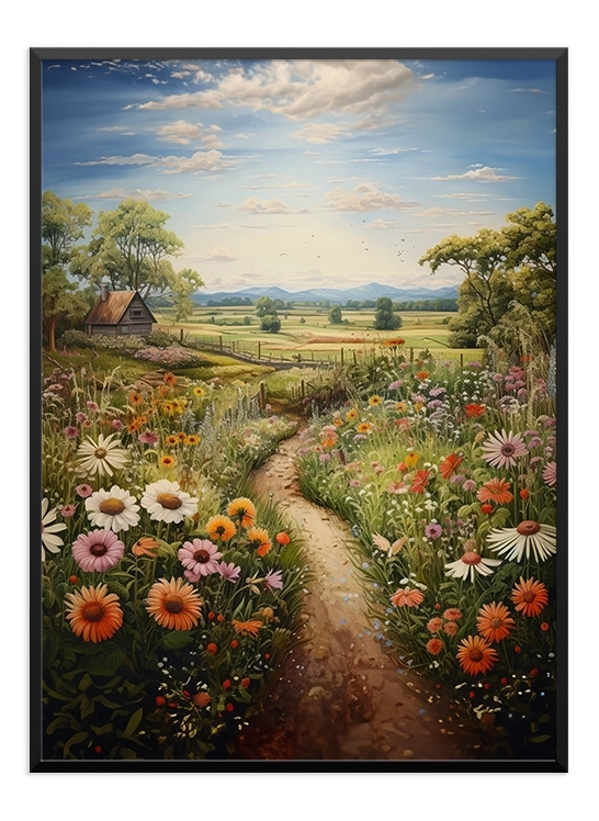 Open Fields Nature Poster - Wallpicture