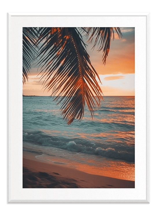 Palm Tree Beach - Wallpicture