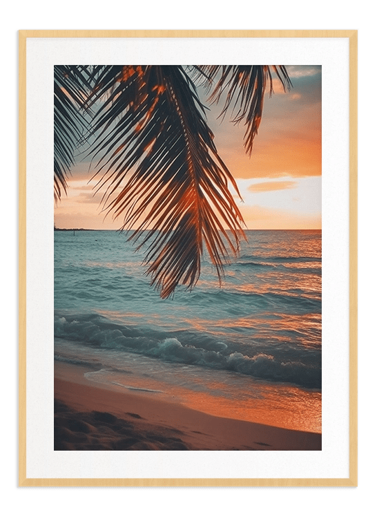 Palm Tree Beach - Wallpicture