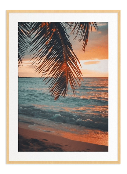 Palm Tree Beach - Wallpicture