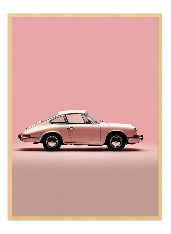 Pink Car - Wallpicture