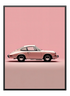 Pink Car Poster - Wallpicture