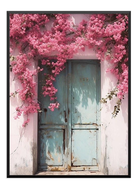 Pink Flowers Poster - Wallpicture