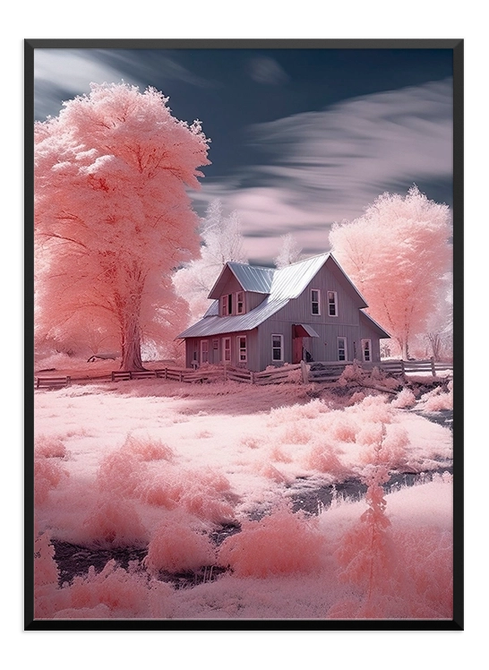 Pink Garden Poster - Wallpicture