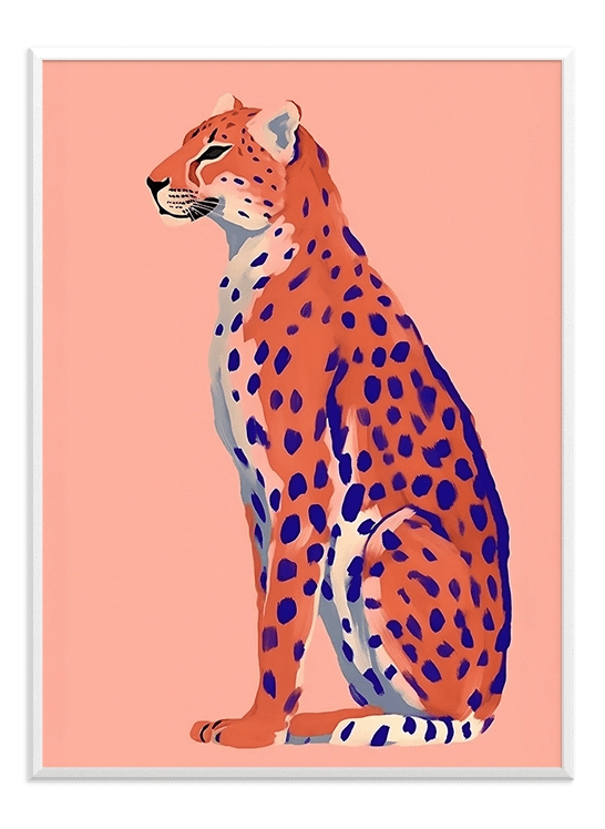 Pink Leopard - Wallpicture