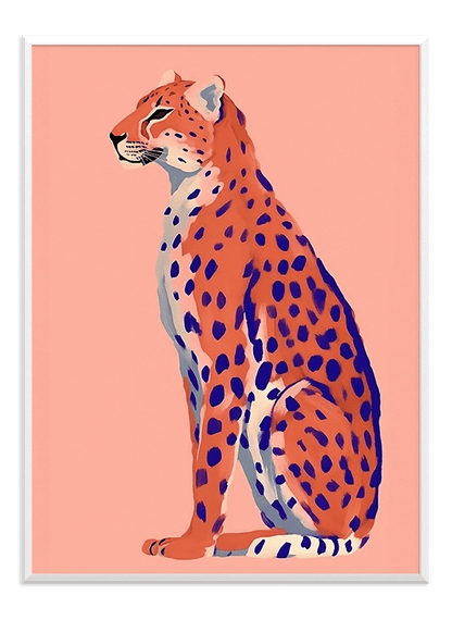 Pink Leopard - Wallpicture