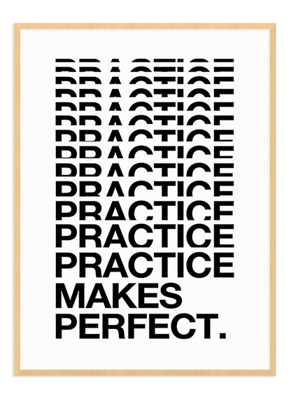 Practice Makes Perfect - Wallpicture