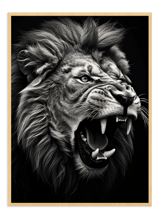 Roaring Lion - Wallpicture