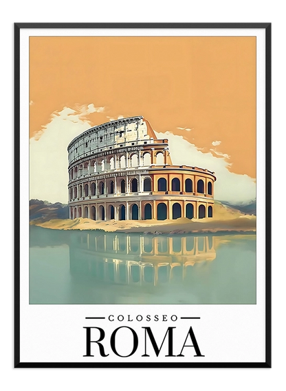 Roma Retro Poster - Wallpicture