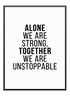 Strong Together Poster - Wallpicture