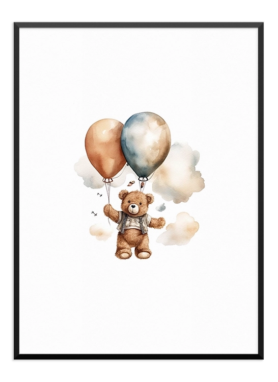 Teddy Bear Adventure Poster - Wallpicture