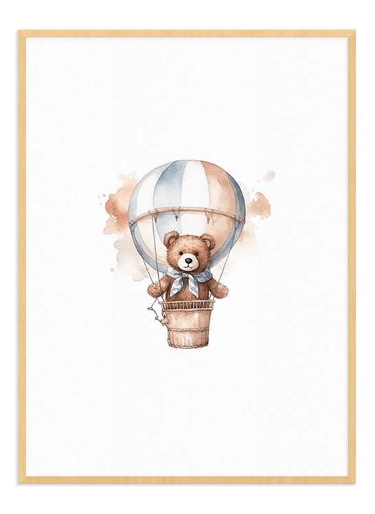 Teddy Bear Floating - Wallpicture