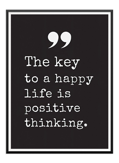 The Key to a Happy Life Poster - Wallpicture