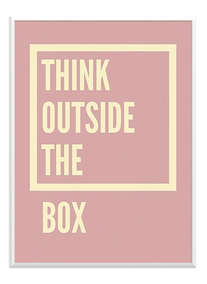 Think Outside The Box No.1 - Wallpicture