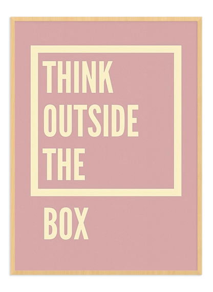 Think Outside The Box No.1 - Wallpicture