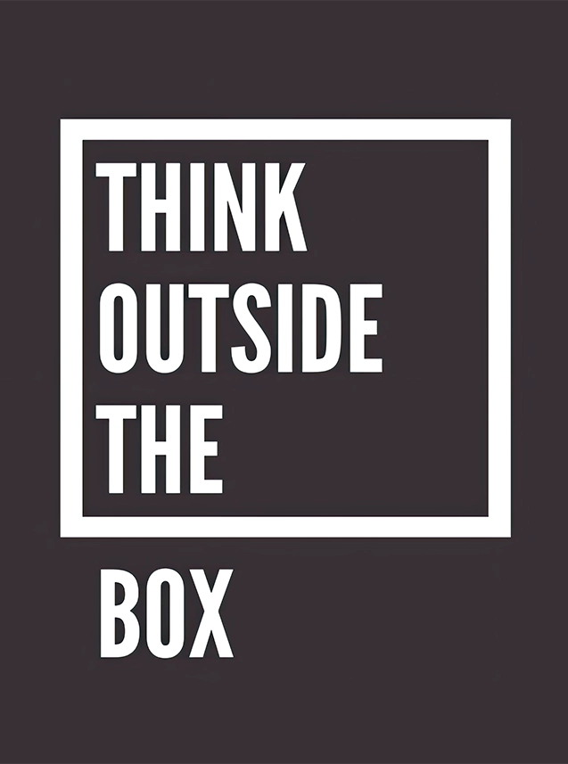 Think outside the box No.2 - Wallpicture