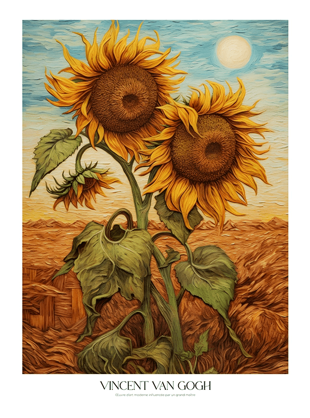 Van Gogh Sunflower - Wallpicture