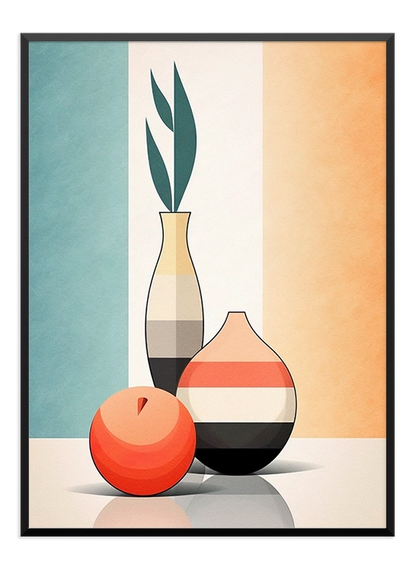 Vases in Abstract Design Poster - Wallpicture