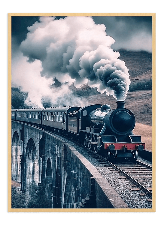 Vintage Steam Train - Wallpicture