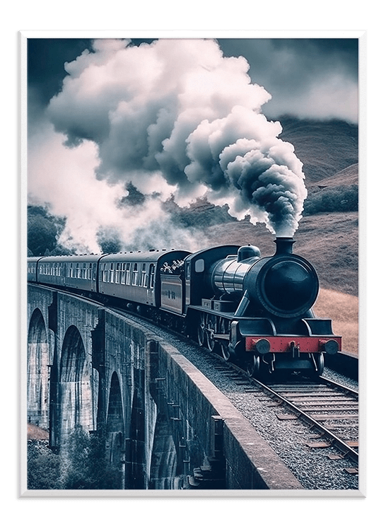 Vintage Steam Train - Wallpicture