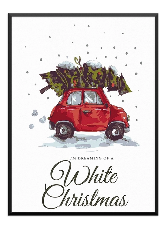 White Christmas Poster - Wallpicture