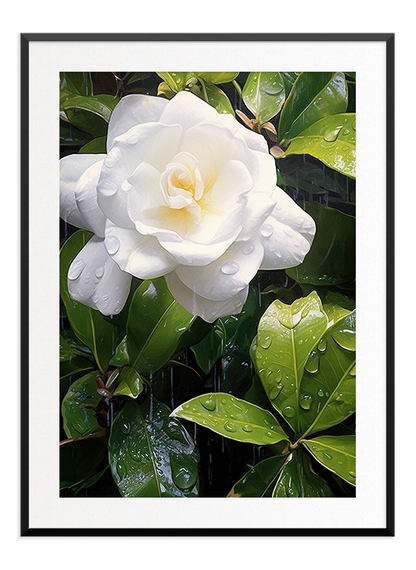 White Rose Poster - wallpicture