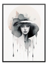 Woman Painting Poster - Wallpicture