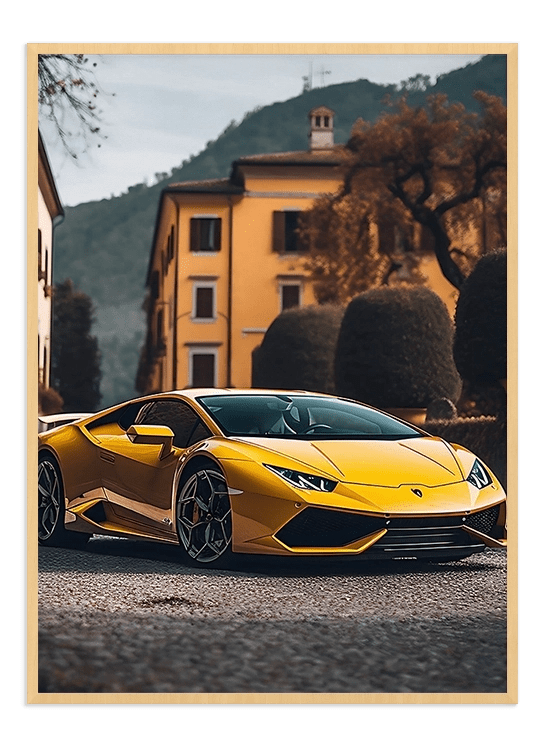 Yellow Supercar - Wallpicture